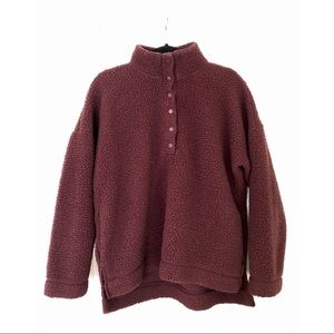 Aerie Sherpa Oversized Pullover